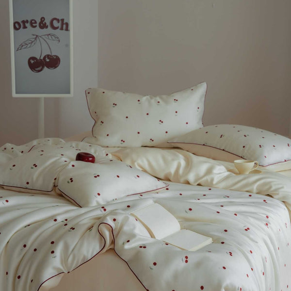Cherry Lyocell Bedding Set