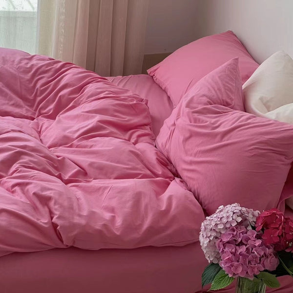 Blushing Rose Jersey Cotton Pillowcase