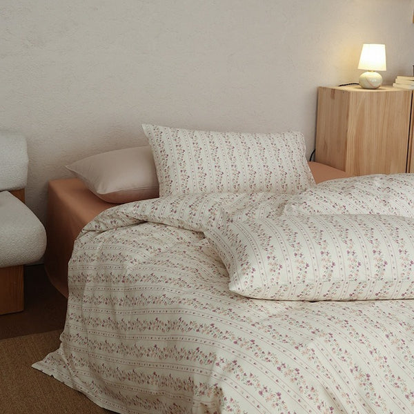 Garden Striped Bedding Set