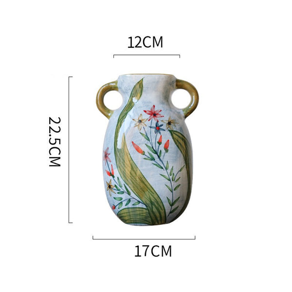 Fiesta Ceramic Pitcher Vase