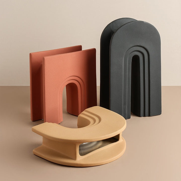 Modern Arched Ceramic Vase