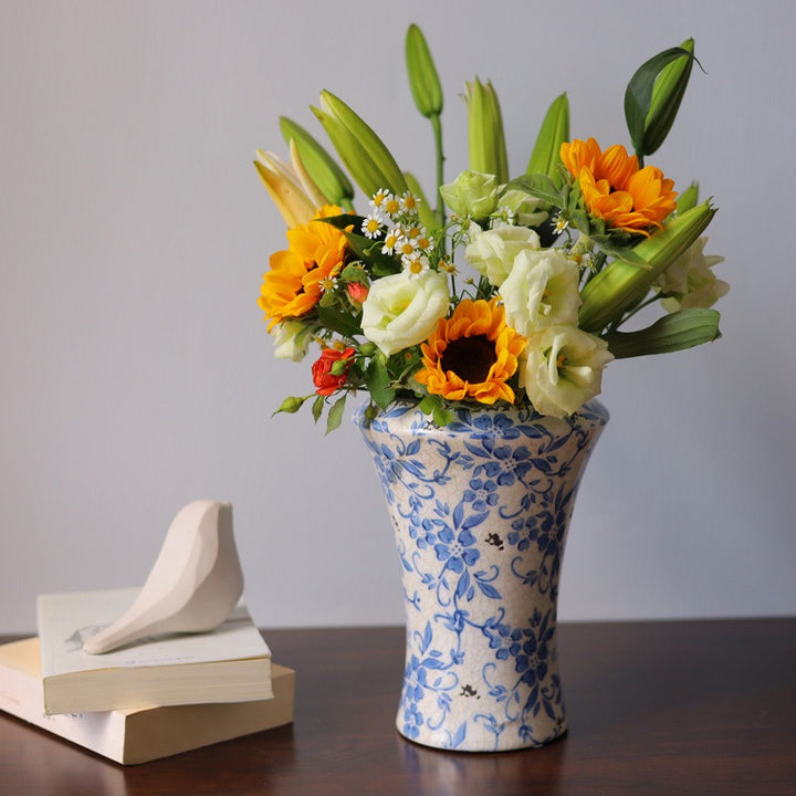 Blue Countryside Ceramic Vase Collection
