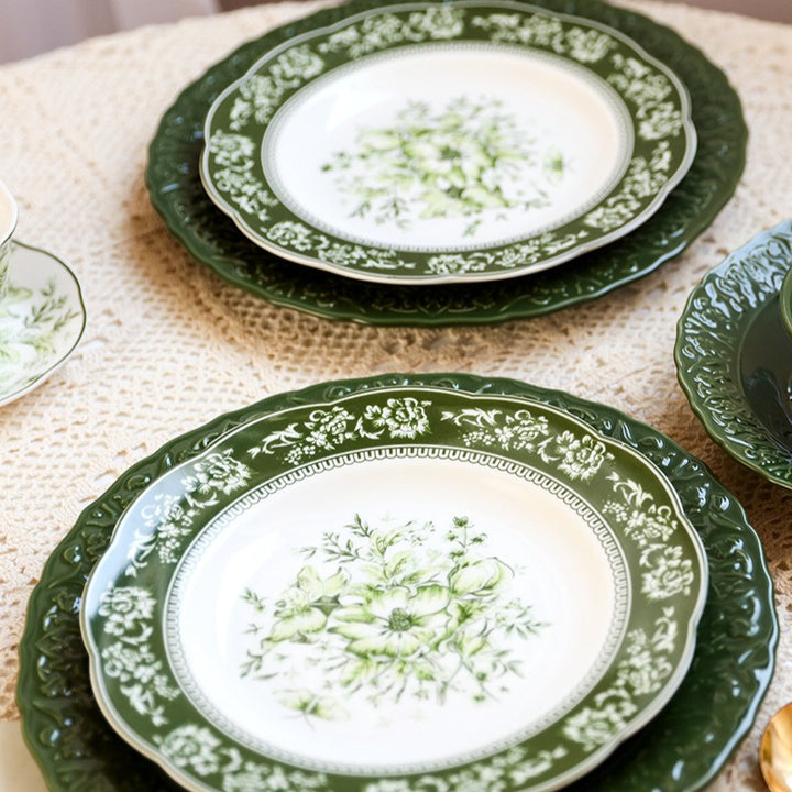 Green Garden Dinnerware