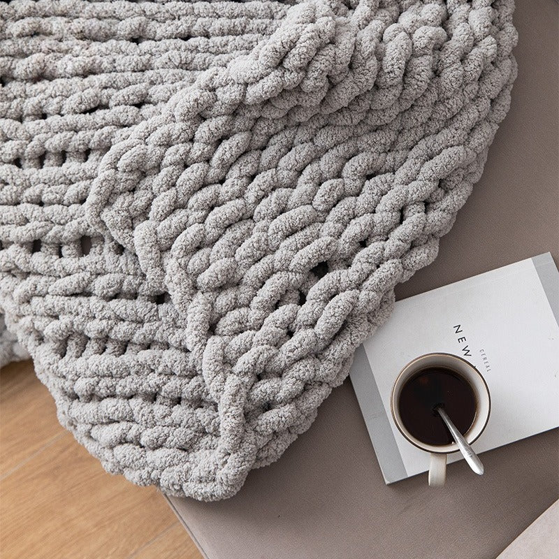 Rope Stitch Throw