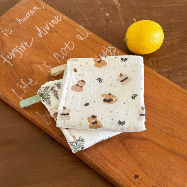 Critter Friends Burp Cloth Set