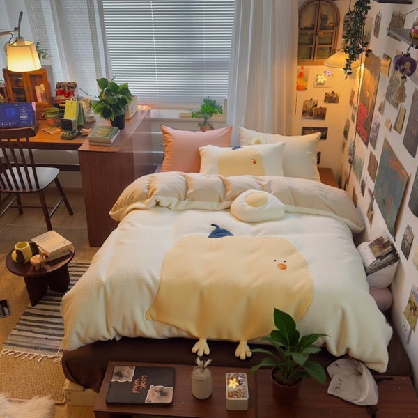 Yellow Chicks Bedding Set