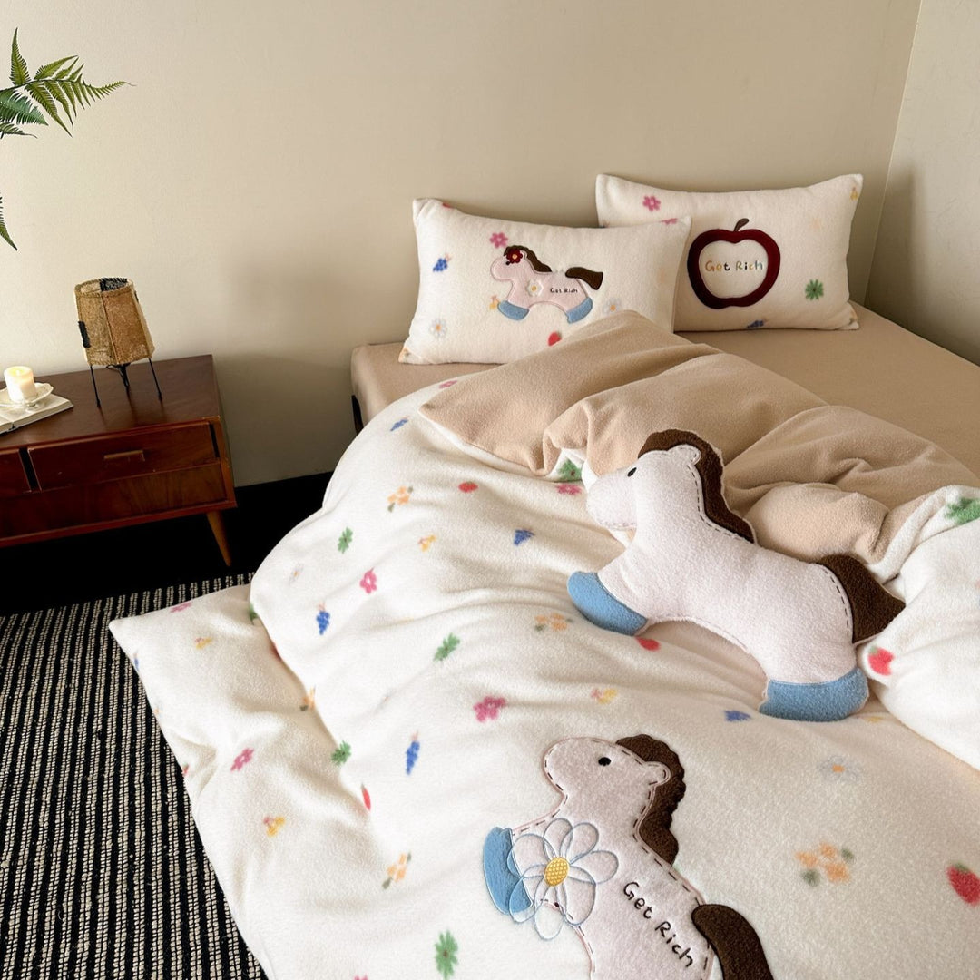 Lovely Pony Bedding Set