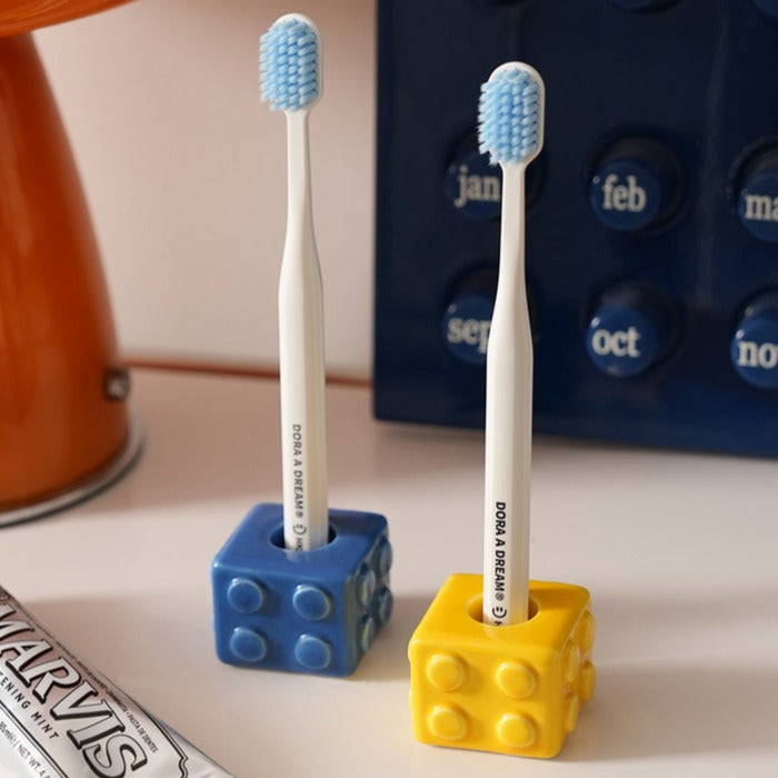 Colourful Block Toothbrush Holder Bath