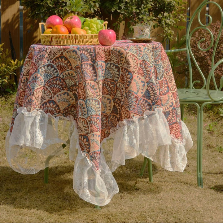 Magic Gingko Ruffle Table Cloth