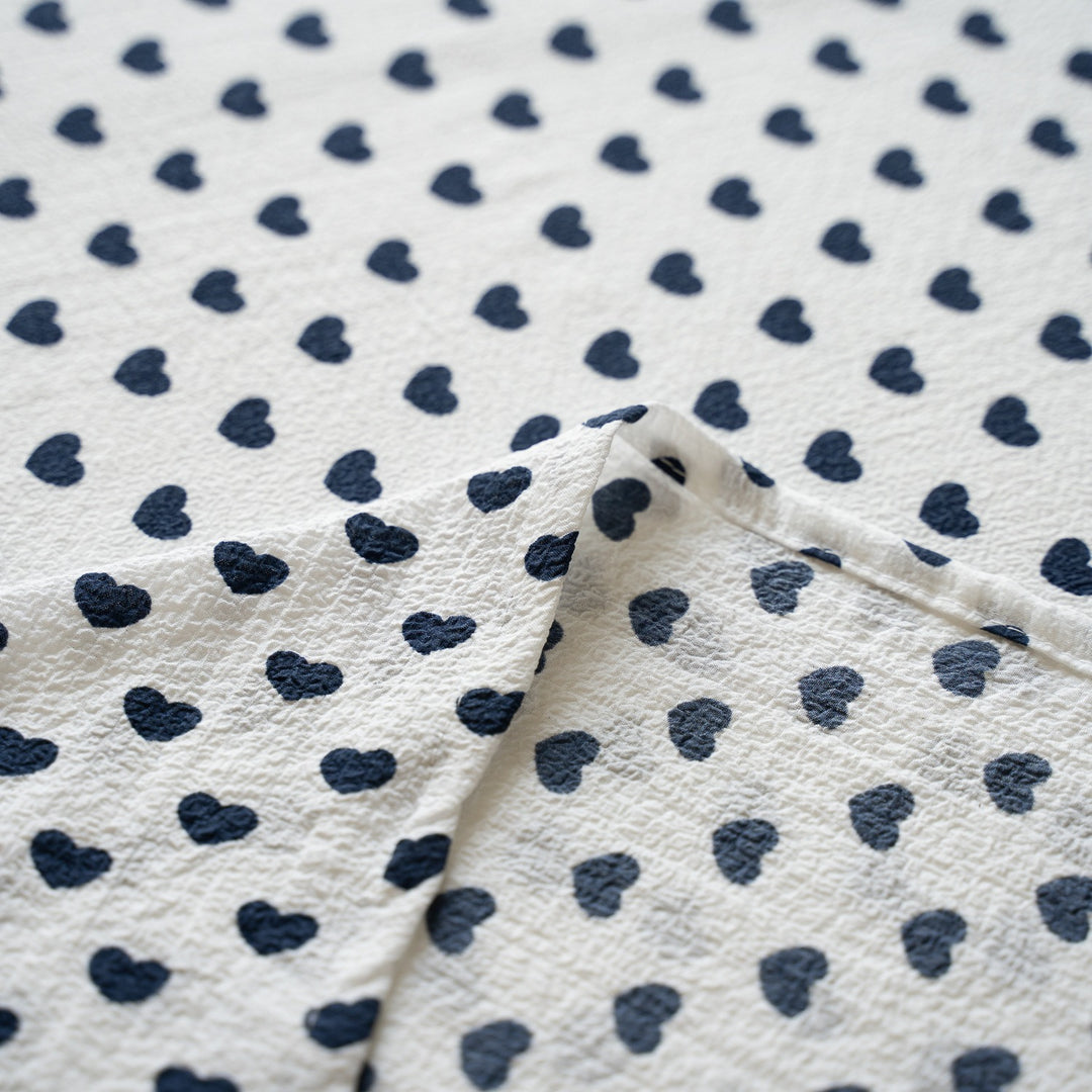 Heart Polka Dots Table Cloth