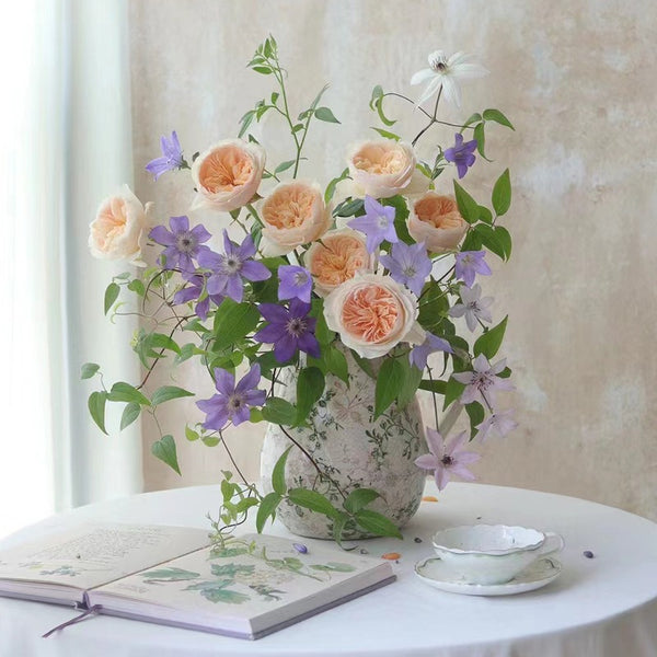 Green Garden Ceramic Vase