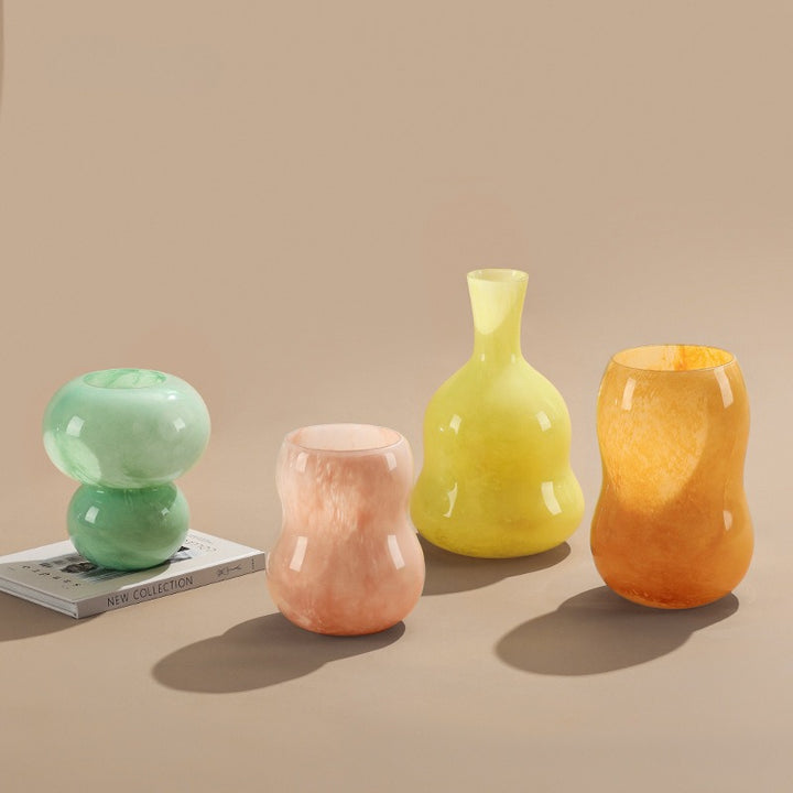 Suns Kissed Glass Vase Collection