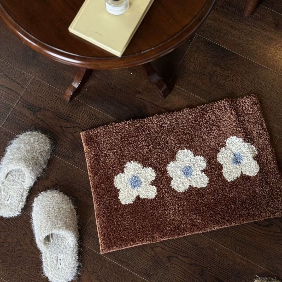 Mocha Daisy Rug