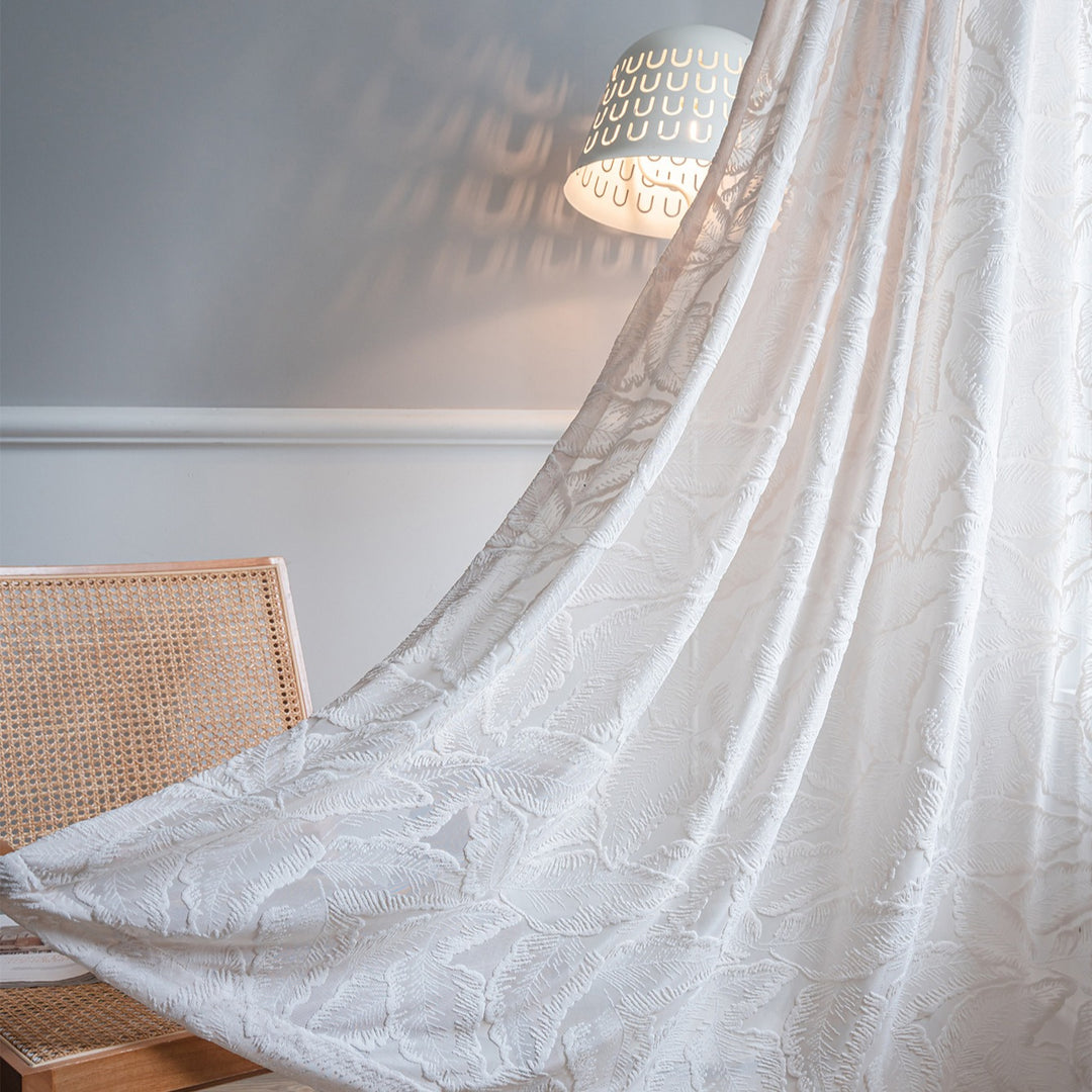 Palm Fun Textured Curtain