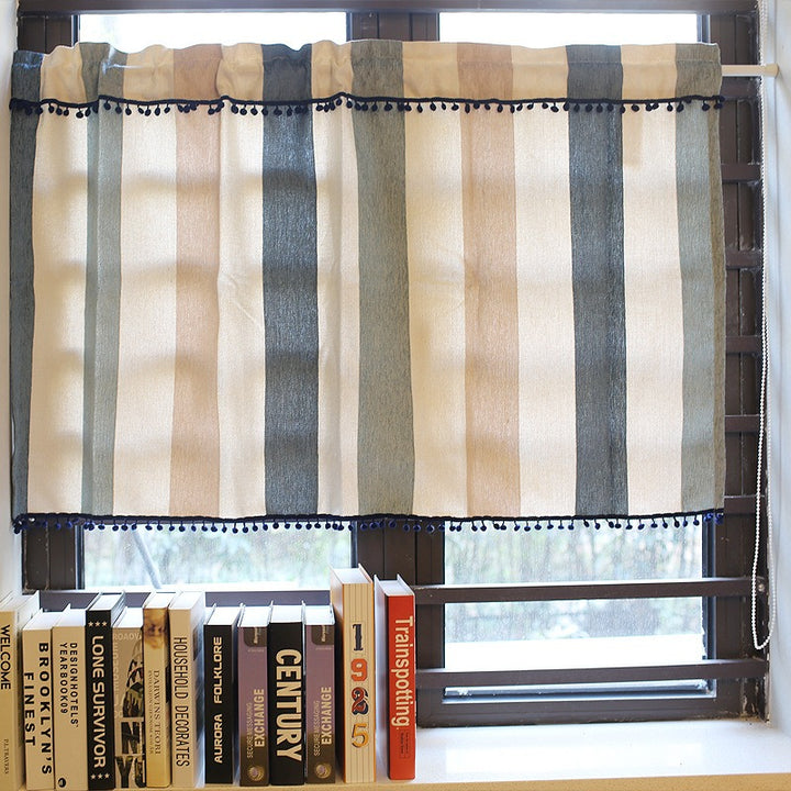 Calm Striped Cabinet Curtain