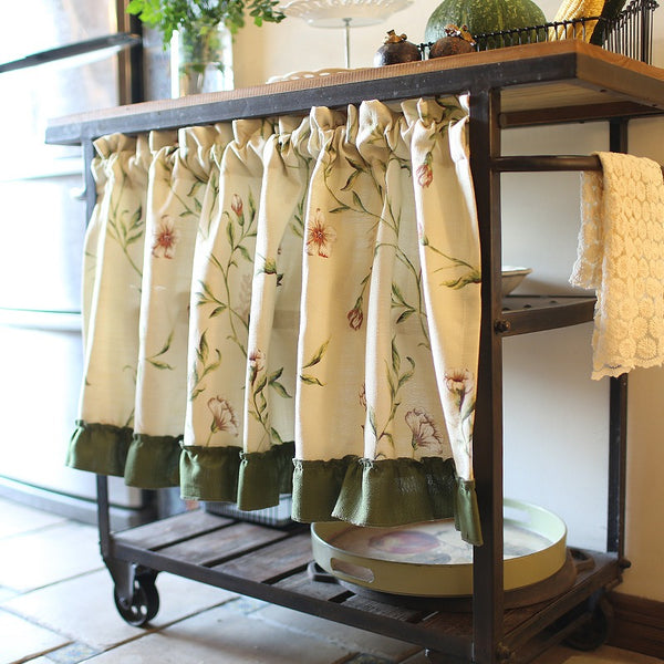 Countryside Floral Cabinet Curtain