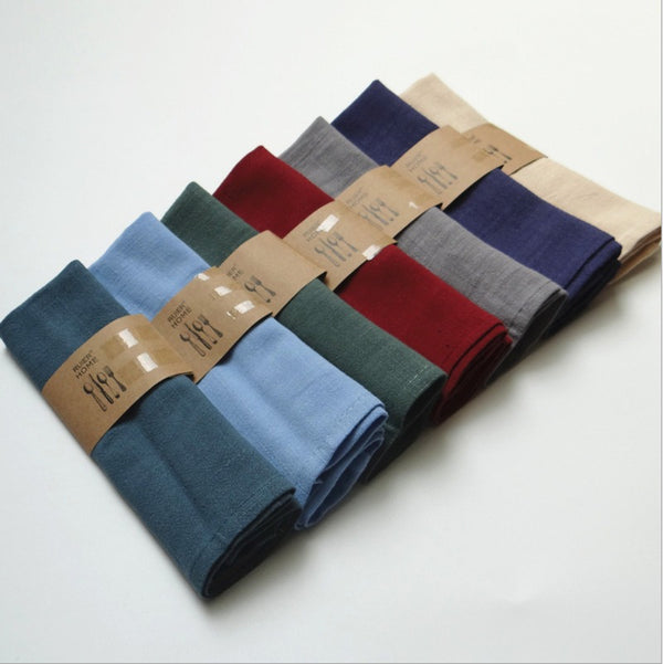 Soft Cotton & Linen Napkin Set