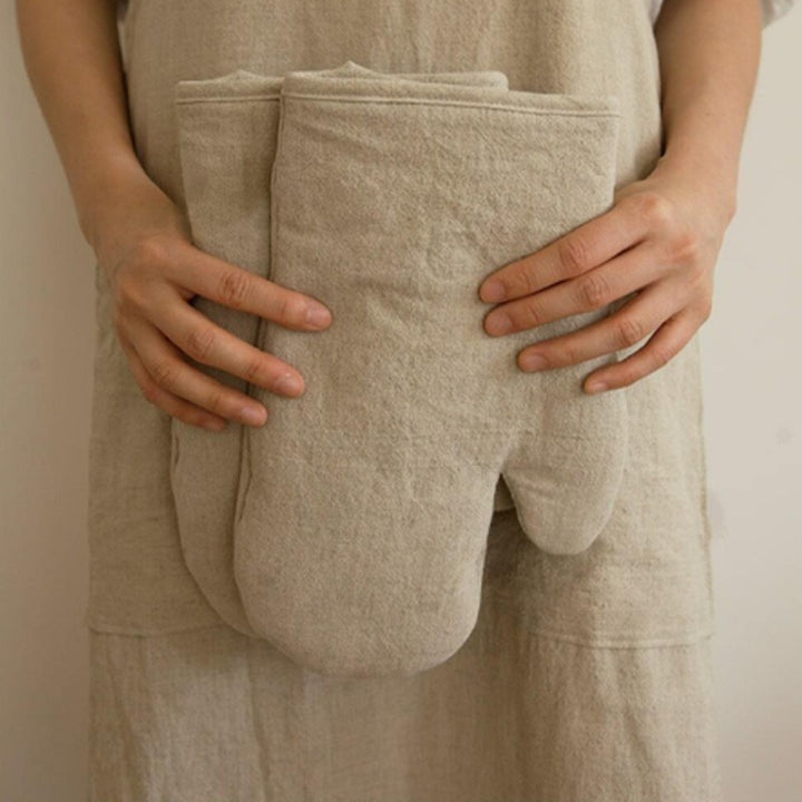 Japanese Linen Oven Mitts
