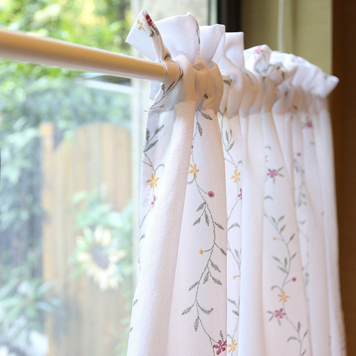 Floral Garden Cabinet Curtain
