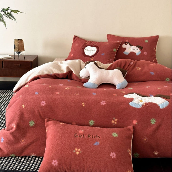 Lovely Pony Bedding Set
