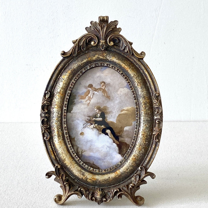 French Vintage Oval Frame