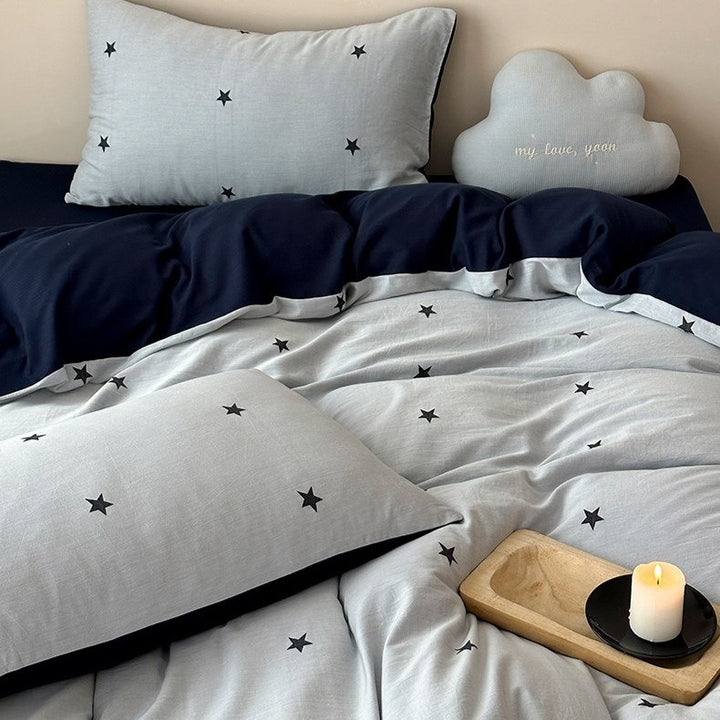 Sky Cloud Starry Bedding Set