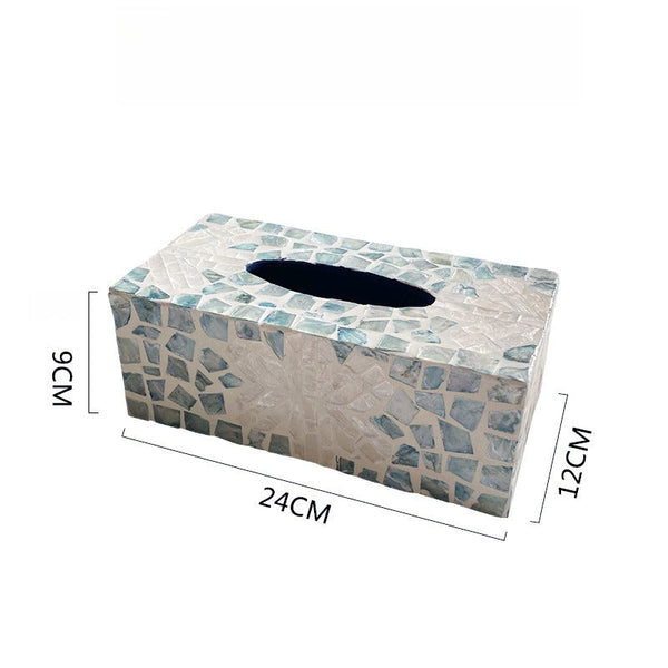 Summer Beach Shell Tissue Box