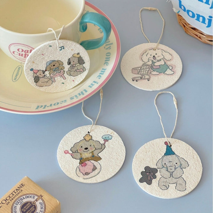 Puppy Party Dish Sponge Set