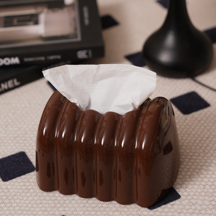 Yummy Toast Ceramic Tissue Box