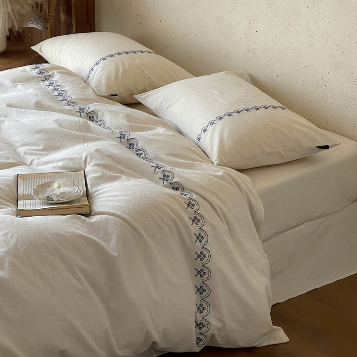 Indigo Coast Linen Bedding Set