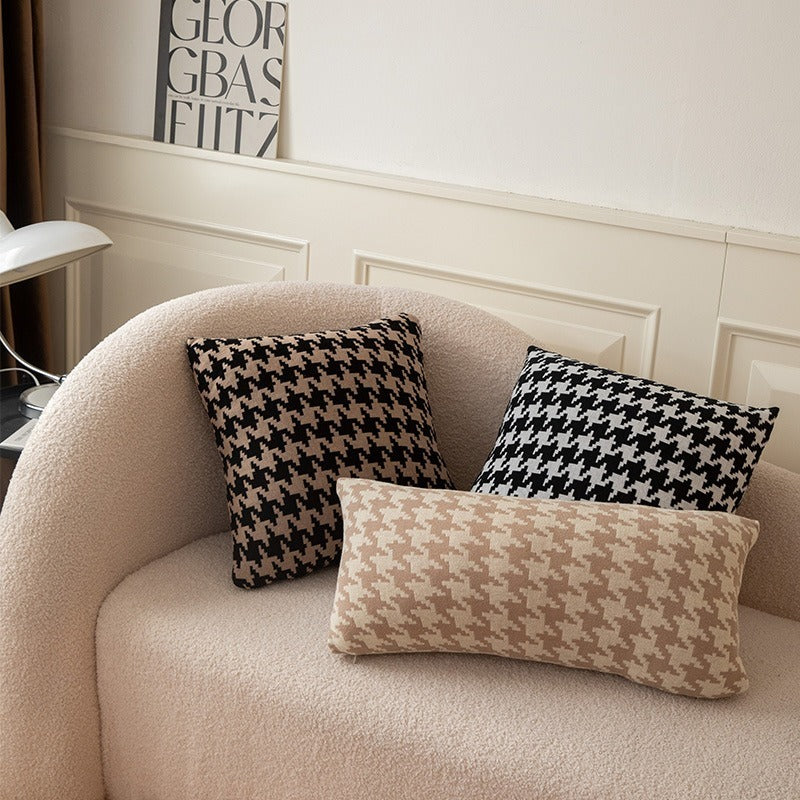 Classic Houndstooth Cushion