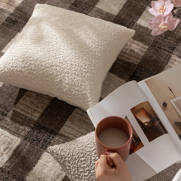 Cream Chenille Cushion