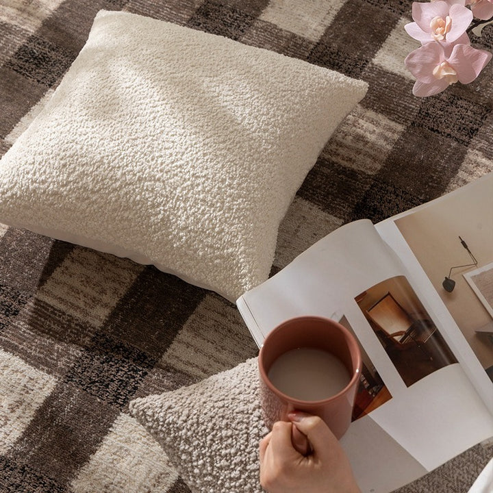 Cream Chenille Cushion