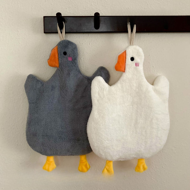 Cute Duck Hanging Hand Towel Set