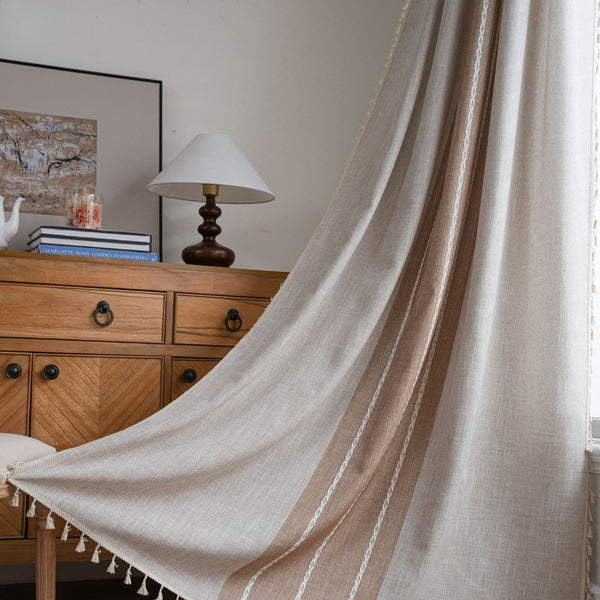Farmhouse Tassel Curtain
