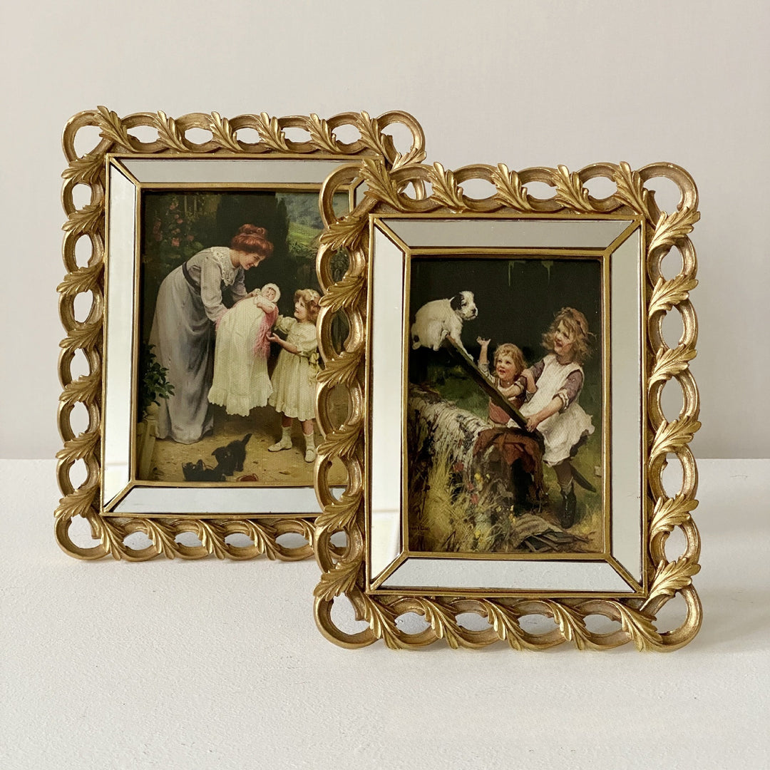 Regal Gold Leaf Photo Frame
