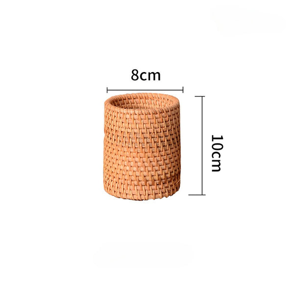 Shoreline Rattan Makeup Organiser Set