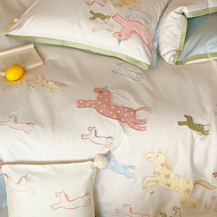 Pastel Pony Parade Bedding Set