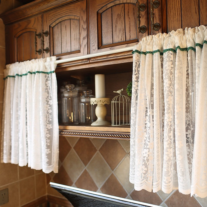 Daisy Lace Cabinet Curtain