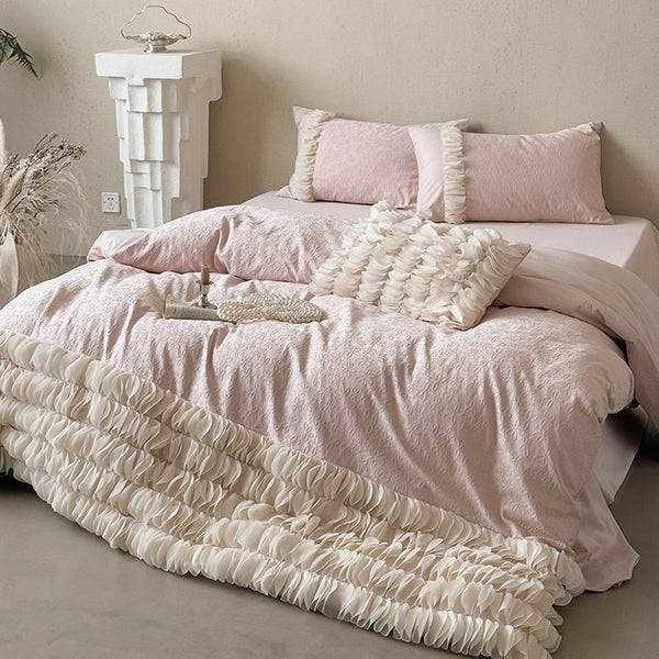 Petal Ruffle Bedding Set