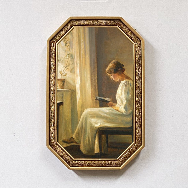 Vintage Octagonal Art Frame