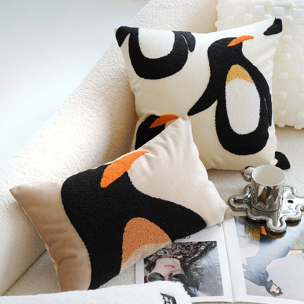 Penguin Parade Cushion