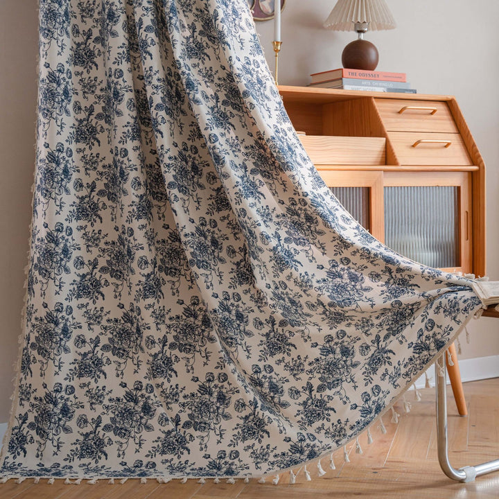 Blue Dream Tassel Curtain