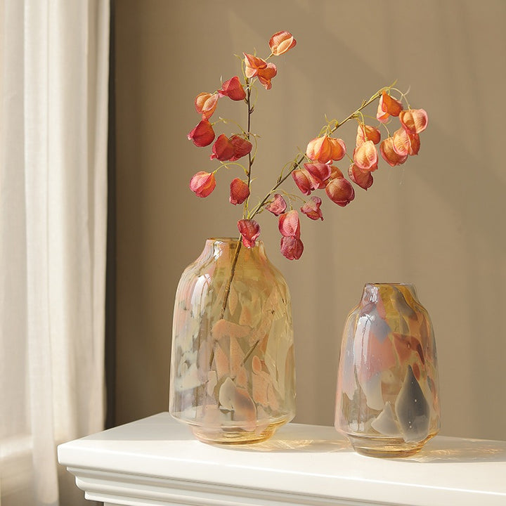 Mystic Glow Glass Vase Collection