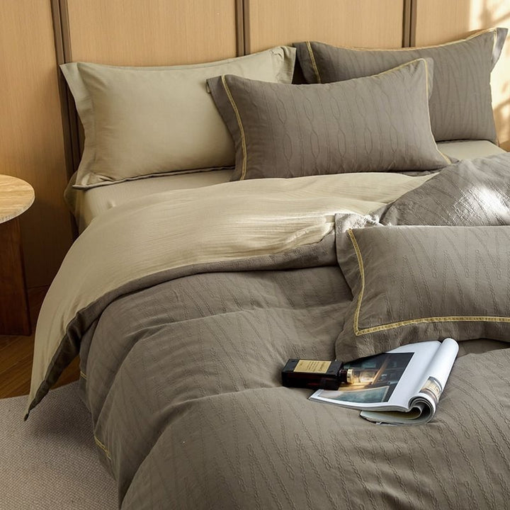 Sand Timber Diary Bedding Set