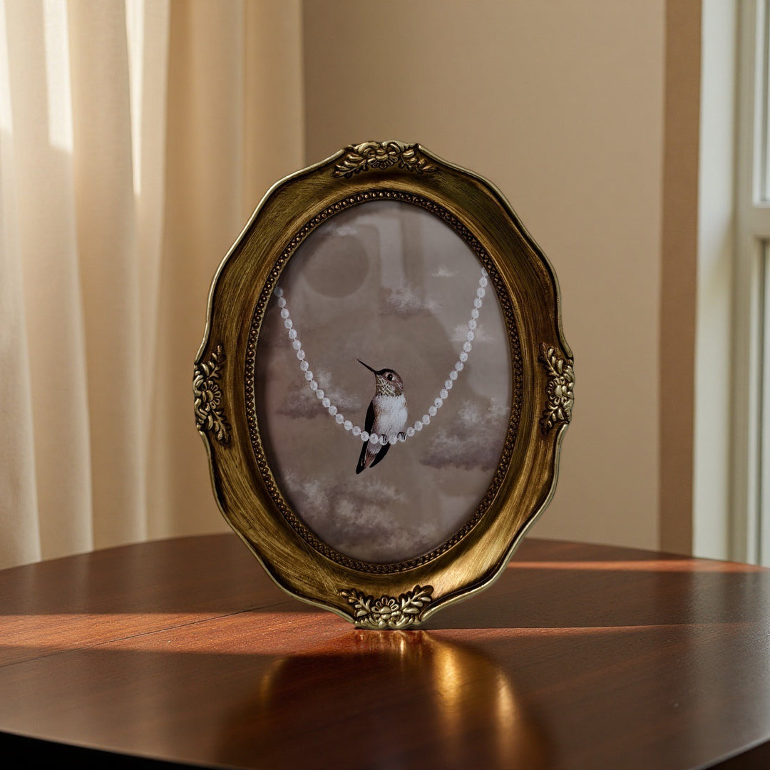 Romantic Vintage Oval Frame