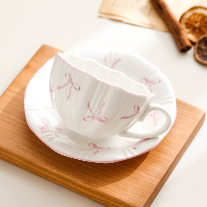 Petal Pink Bow Ceramic Collection