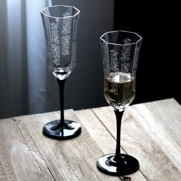 Lisbon Midnight Wine Glass Set