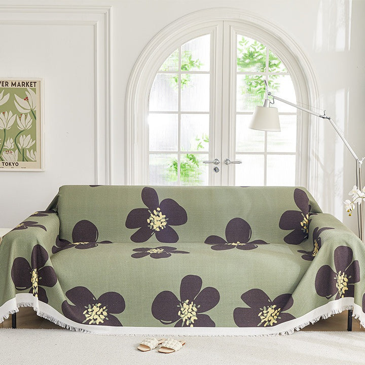 Vivid Floral Sofa Cover