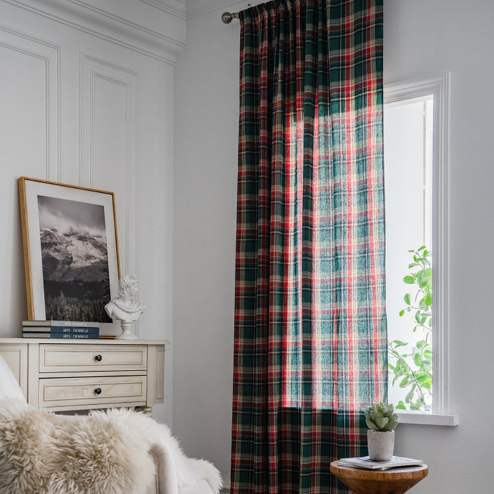 Rural Tartan Curtain